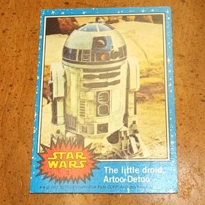 Star Wars 1977 The little Droid, Artoo-Detroit #3 Trading Card